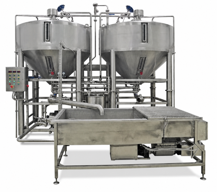 Impianto produzione ricotta controllo in linea
