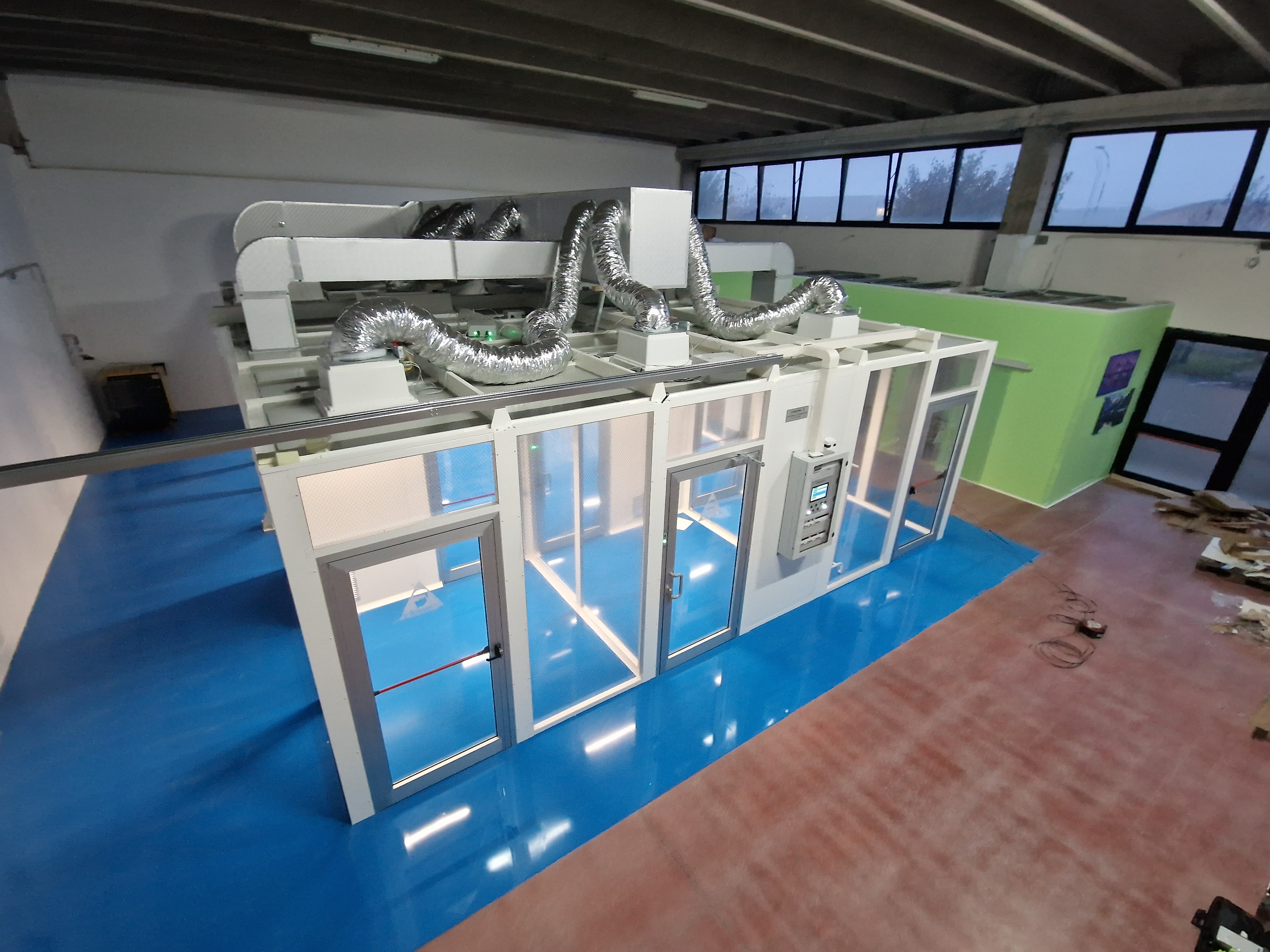 Cleanroom modulare a contaminazione controllata Cleanroom modulare a contaminazione controllata